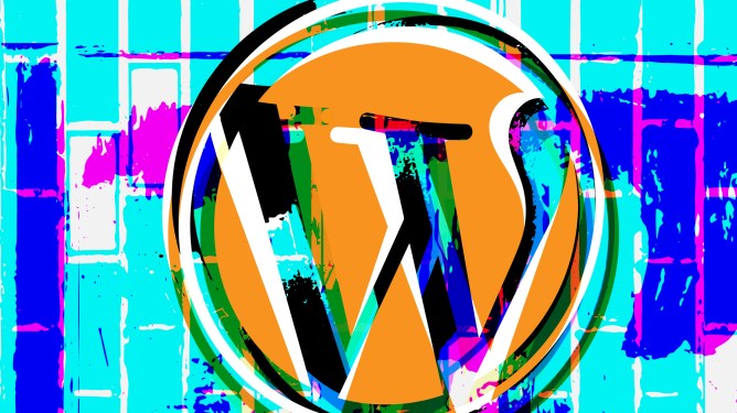 stylized wordpress logo