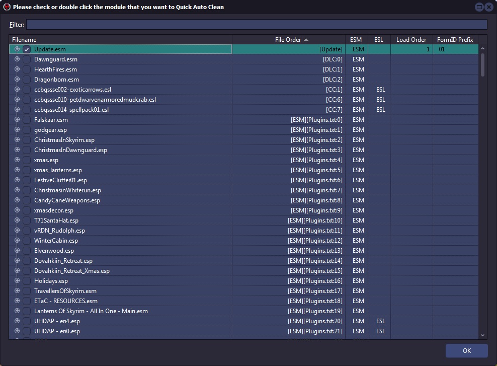 qac plugin select