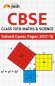 CBSE Class 10th Maths & Science Solved Guess Paper...