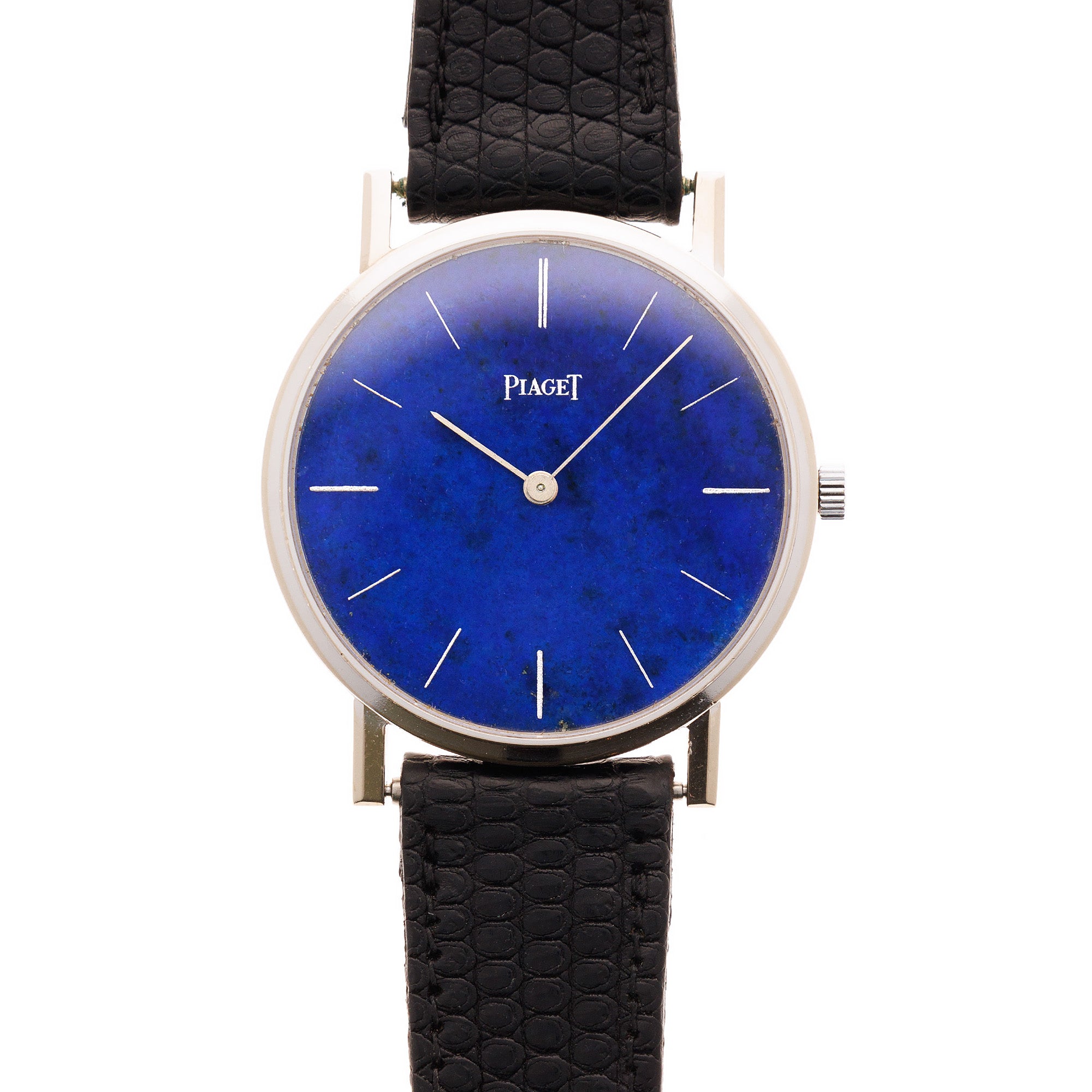 Piaget - Piaget White Gold Lapis Lazuli Strap Watch (New Arrival) - The Keystone Watches