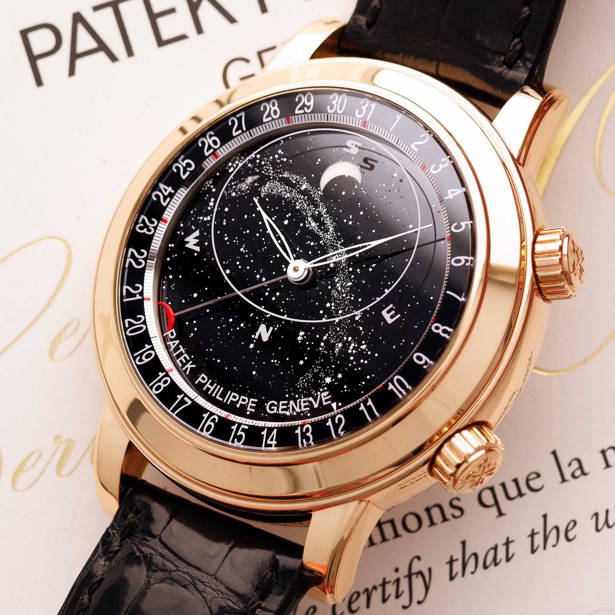 Patek Philippe - Patek Philippe Rose Gold Celestial Watch Ref. 6102 (New Arrival) - The Keystone Watches