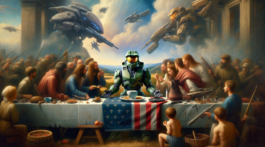 Halo's last supper