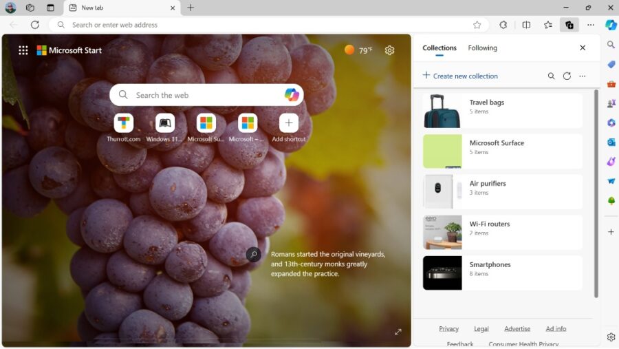 Microsoft Edge Collections