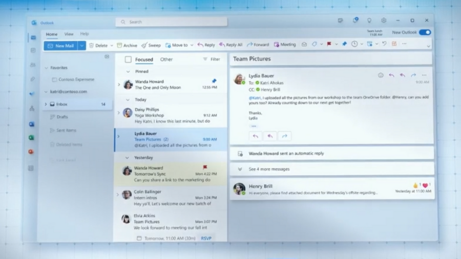 New Outlook client