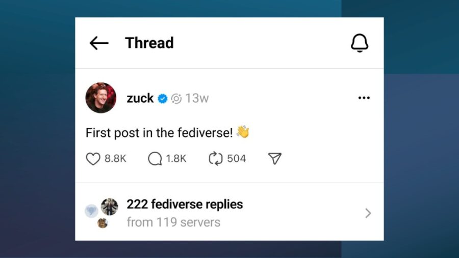 Meta Threads Fediverse Sharing