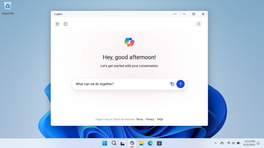 Copilot in Windows 11 version 24H2