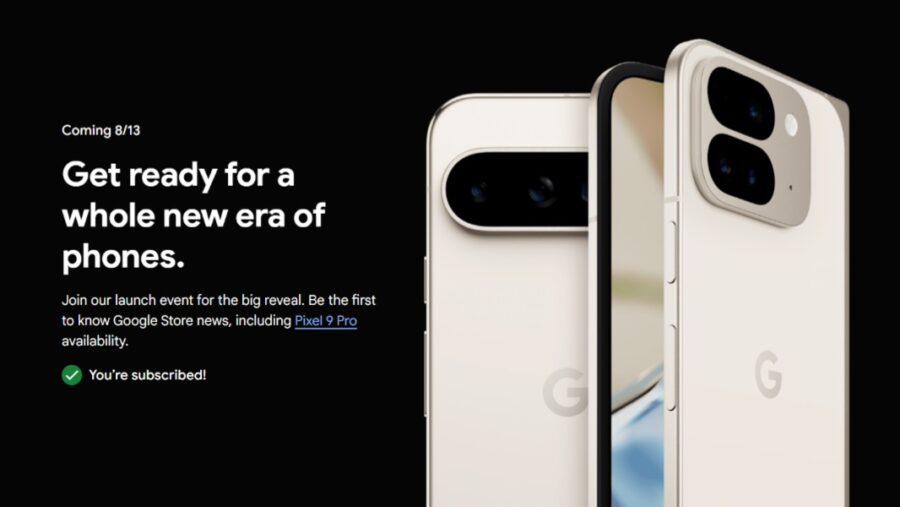 Google Store previews Pixel 9 series