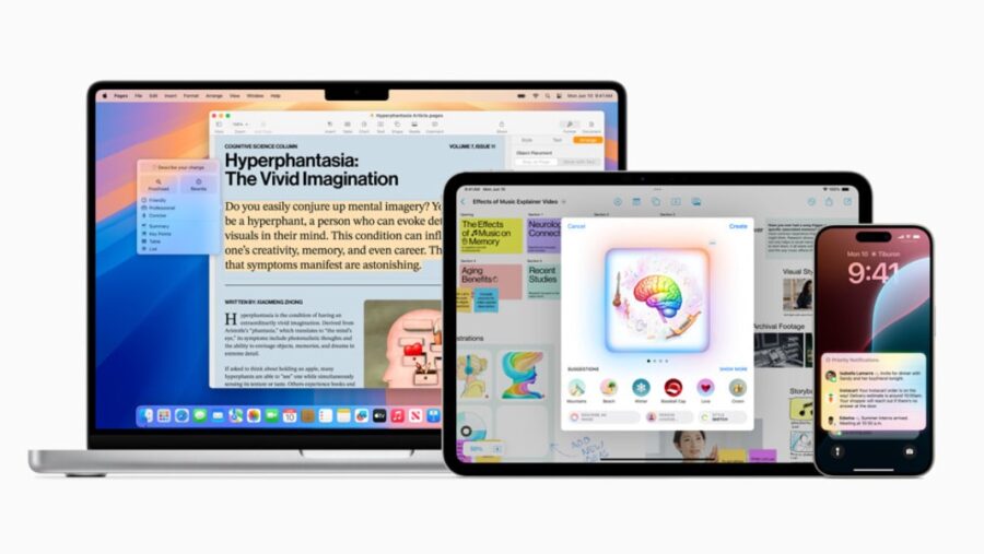 Apple Intelligence iPhone iPad Mac