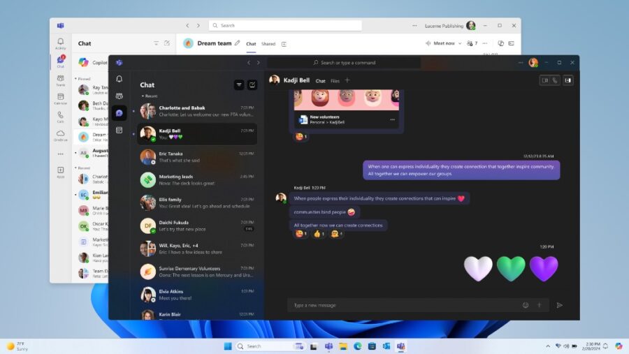 Unified Microsoft Teams app