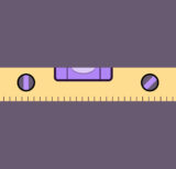 Illustration of a leveling tool