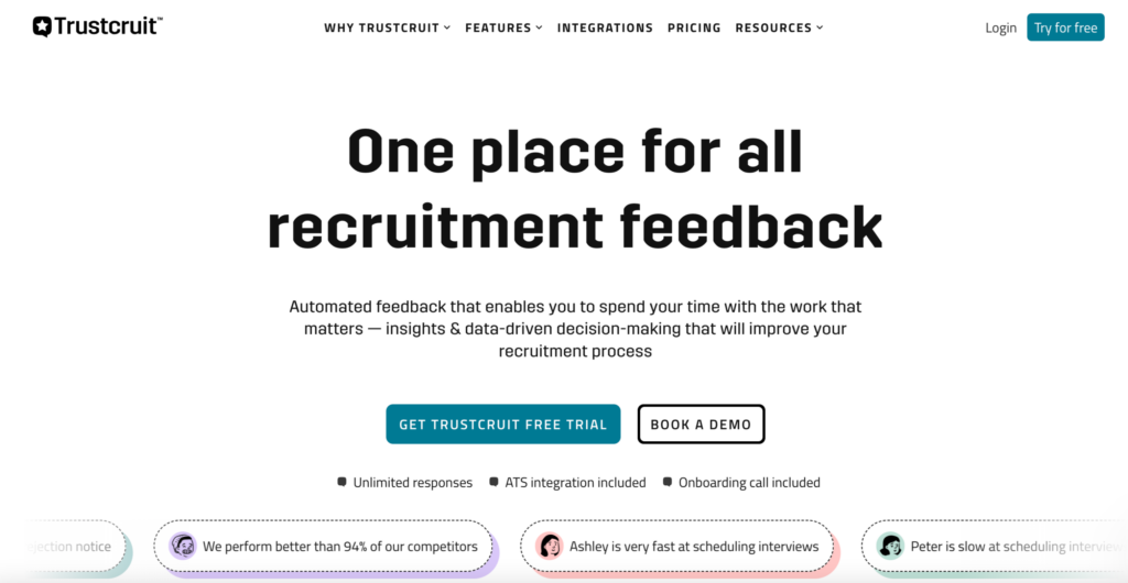 TrustCruit recruiting tool