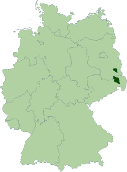 Die Sorbiese taalgebied in Duitsland