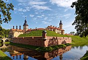Несвижкият замък, построен около 1582 г. от рода Радзивил по времето на Полско-литовската държава