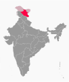 Location of Ladakh