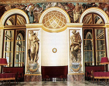 The Salon of the King, decorated by Eugène Delacroix (1833–1838)