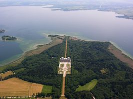 Herrenchiemsee, gezien vanuit de lucht