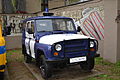 A Belarusian police car in the Museum of the Ministry of Internal Affairs.