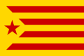 Katalan Herrietako Estelada vermella.