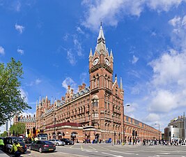 St Pancras railway station, London, England: 1863–1868