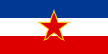 Yugoslavia sozialistaren bandera.