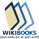 Wikibeuks logo frae 2009 tae the present