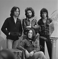 10cc in 1974 (clockwise, from top left): Eric Stewart, Kevin Godley, Graham Gouldman, Lol Creme