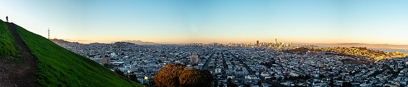 San Francisco seen from Bernal Heights Park