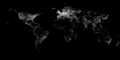 Variance in image numbers, Earth and continents