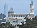 St Ignatius Church with Salesforce Tower