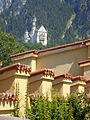 View from Hohenschwangau up to Neuschwanstein