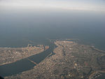 利根川河口空撮（神栖市・銚子市）