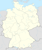 Deutschlandkarte, Position der Stadt Brandenburg an der Havel hervorgehoben