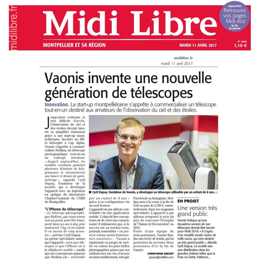 Vaonis x Midi Libre