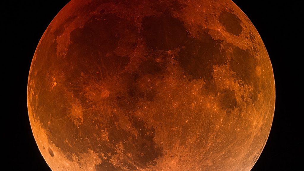 Red moon Lunar eclipse