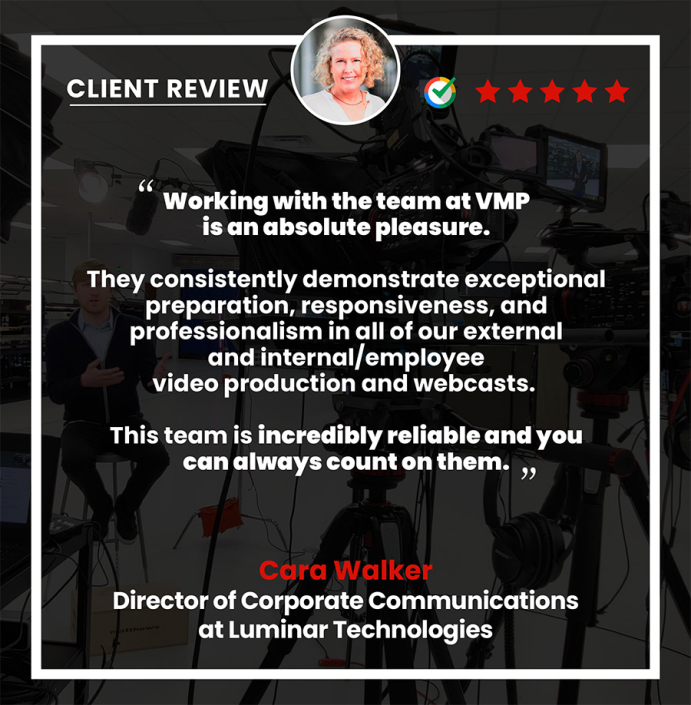 Client Testimonial - Vibrant Media Productions