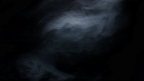 haze smoke swirling on black background 09