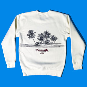 VALLARTA SUPERMARKETS X VIVA LA BONITA CREAM CREWNECK SWEATSHIRT