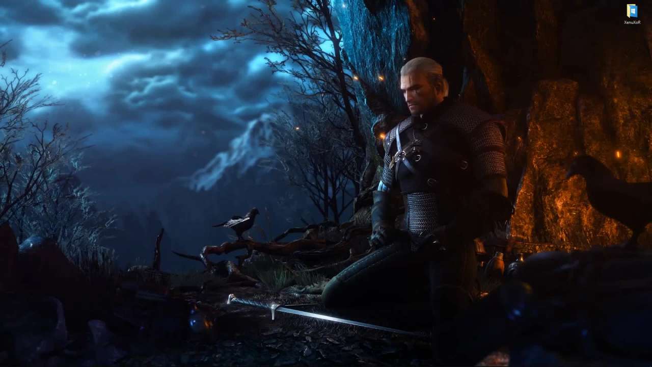 Video - Live wallpaper «The Witcher 3 Main menu»