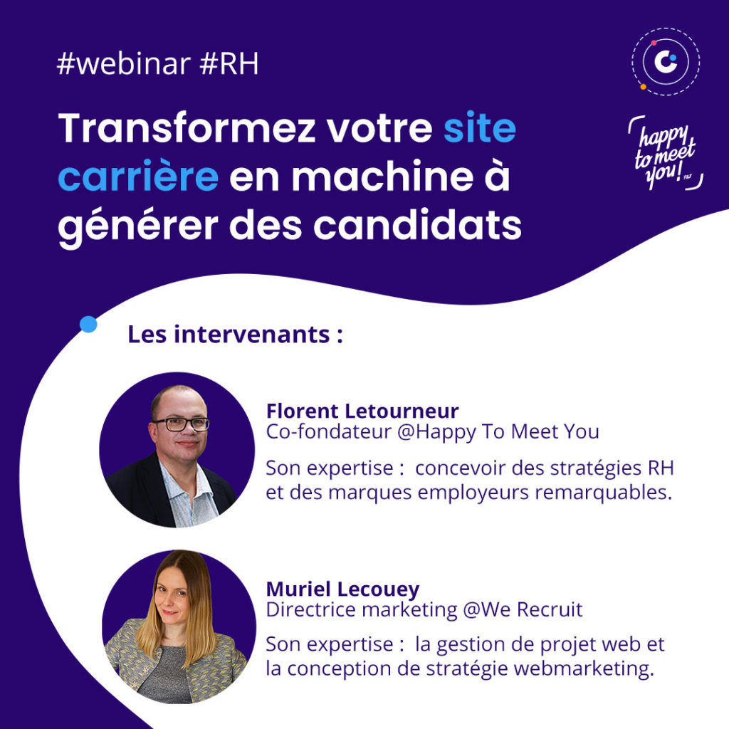 Webinar RH sur le site carrière