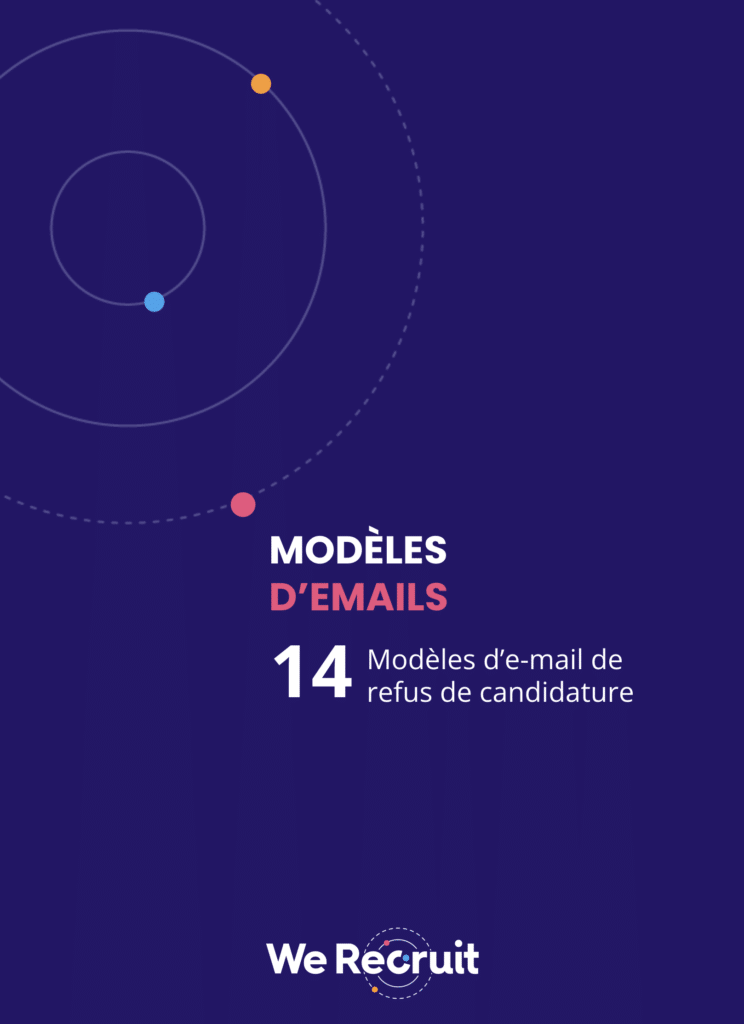 Modèles d'email de refus de candidature