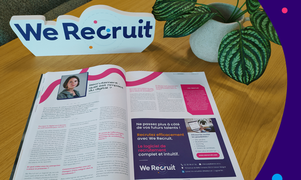 Article recrutement Rennes Business Mag sur We Recruit