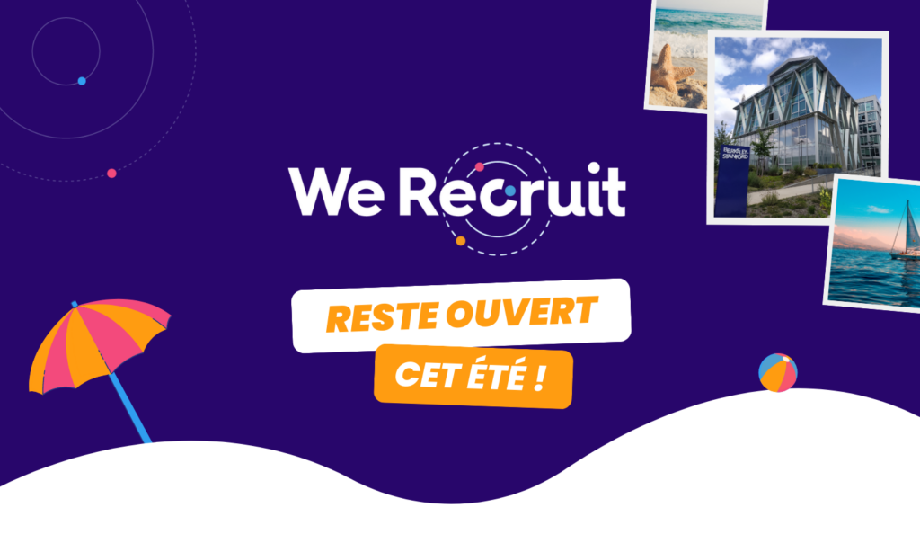 We Recruit reste ouvert cet été