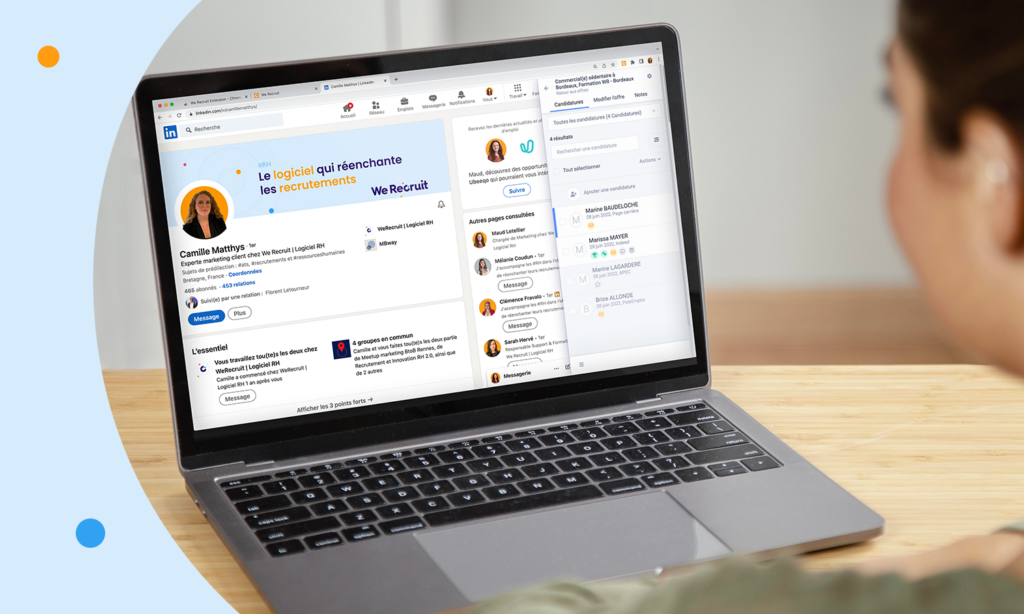 L'extension de navigateur We Recruit