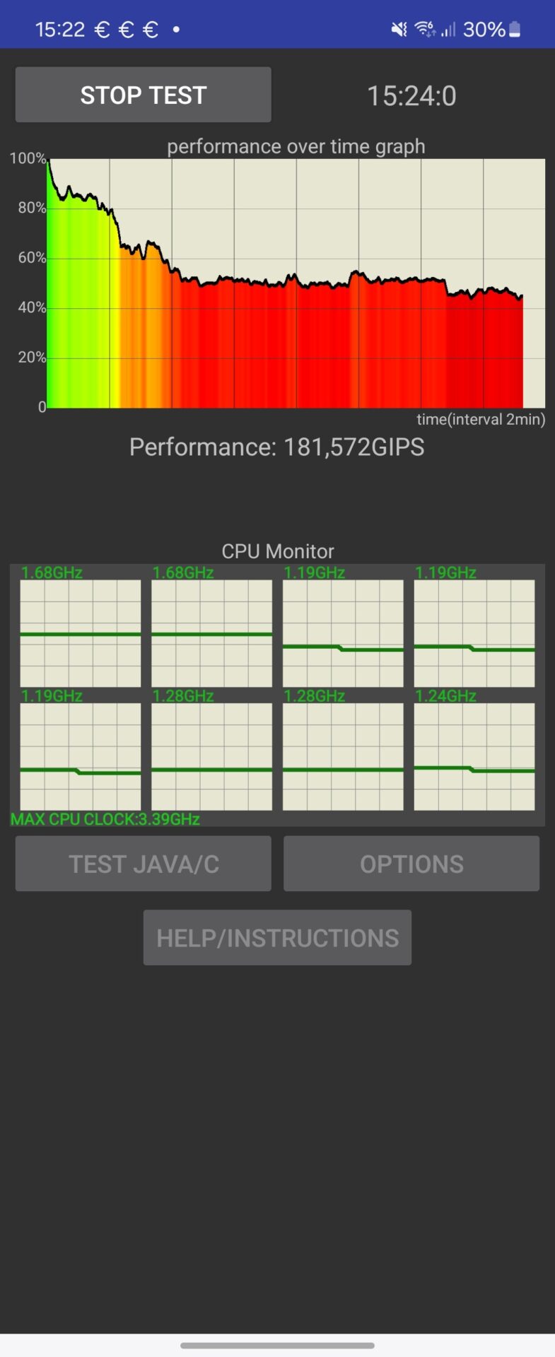 Throttling Galaxy Z Flip 6