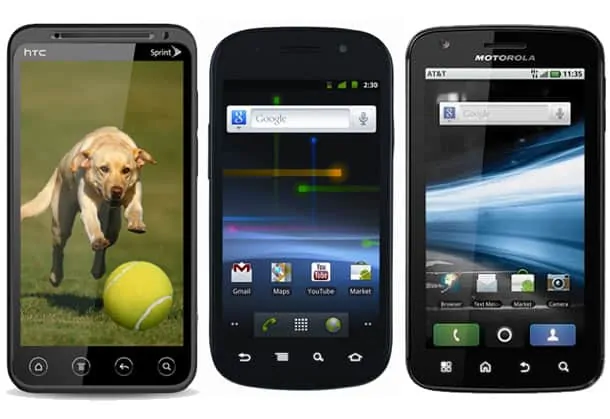 Featured image for Sprint Smartphone Standoff! Nexus S vs. Motorola Atrix vs. HTC EVO 3D