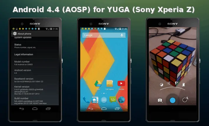 Featured image for Source-built Android 4.4 KitKat Rom is now available for Sony Xperia Z