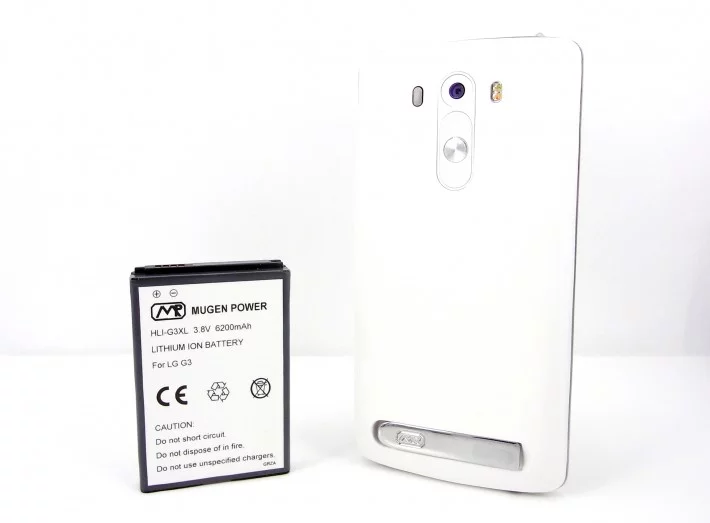 Featured image for Give your LG G3 Twice the Battery Life with Mugen Power's 6200mAh Extended Battery