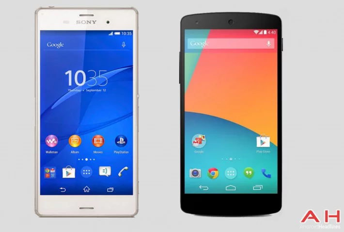 Featured image for Phone Comparisons: Sony Xperia Z3 vs Nexus 5