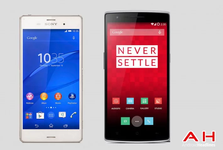 Featured image for Phone Comparisons: Sony Xperia Z3 vs OnePlus One