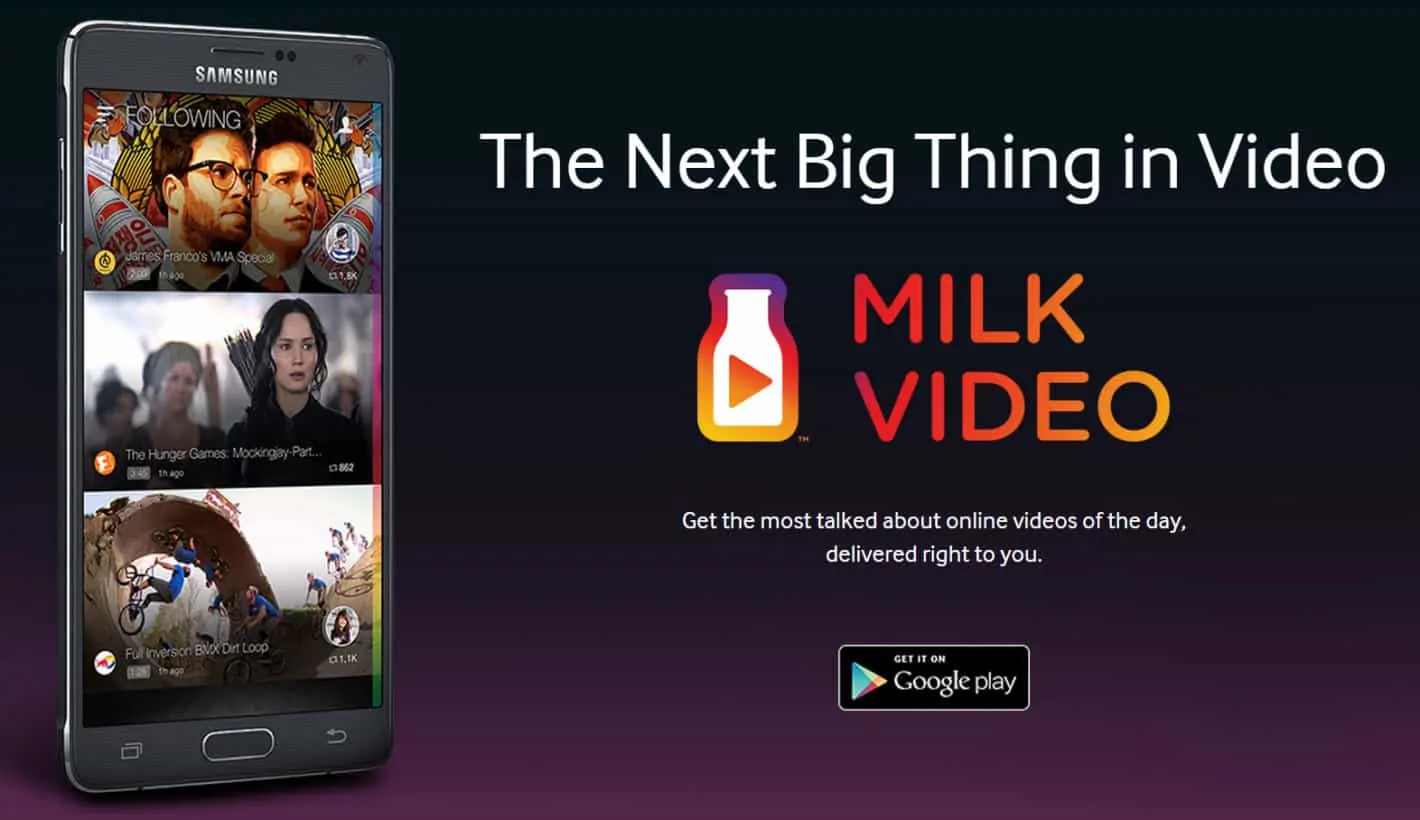 Featured image for Samsung's Milk Video Comes to Some U.S. Galaxy Phones Today